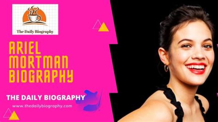 Ariel Mortman Height, Age, Boyfriend, Biography, Wiki, Net Worth