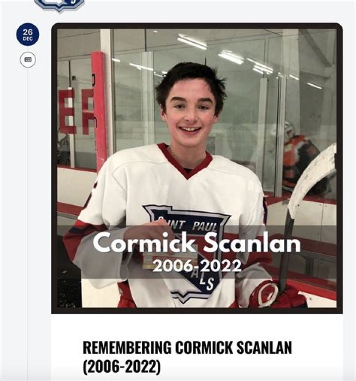 
Cormick Scanlan Death And Obituary: Did Minnesota Hockey Player Die Of Moyamoya Disease? 