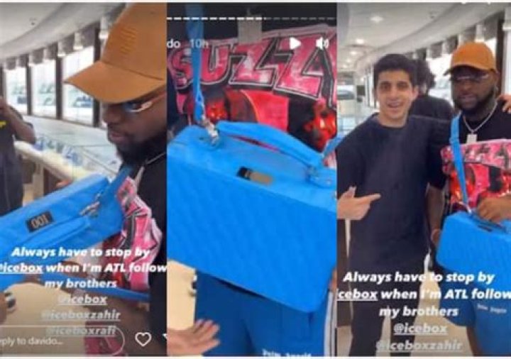 
Davido Stirs Mixed Reactions As He Buys N1.4b Designer Bag 